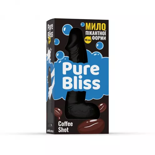 Мыло член Pure Bliss Coffee Shot Black, 15 см