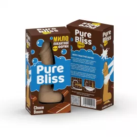 Мыло член Pure Bliss Choco Boom Brown, 15 см - 2