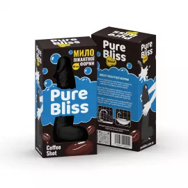 Мыло член Pure Bliss Coffee Shot Black, 18 см - 2