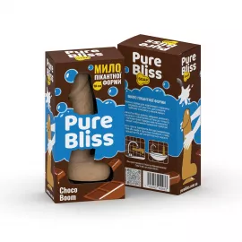 Мыло член Pure Bliss Choco Boom Brown, 18 см - 2
