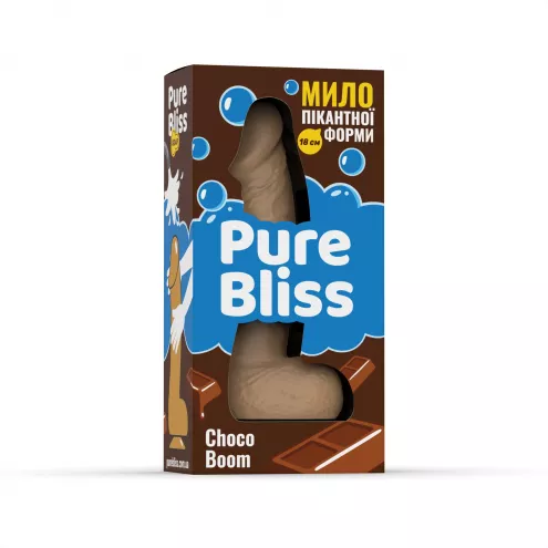 Мыло член Pure Bliss Choco Boom Brown, 18 см