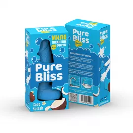 Мыло член Pure Bliss Coco Splash Blue, 18 см - 6
