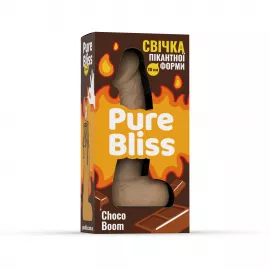 Свеча член Pure Bliss Choco Boom Brown, 15 см - 7