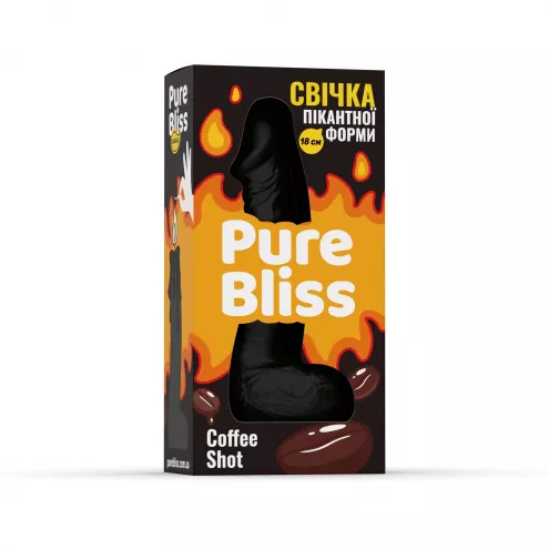 Мыло член Pure Bliss Coffee Shot Black, 18 см