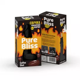 Мыло член Pure Bliss Coffee Shot Black, 18 см - 2