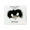 Наручники Adrien Lastic Handcuffs White металлические с белой пушистой отделкой