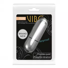 Вібропуля срібного кольору BAILE-MINI VIBE - 7