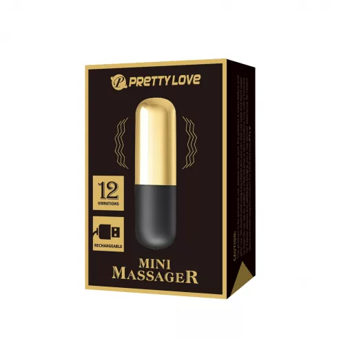 Вібромасажер PRETTY LOVE MINI MASSAGER, 12 vibration functions