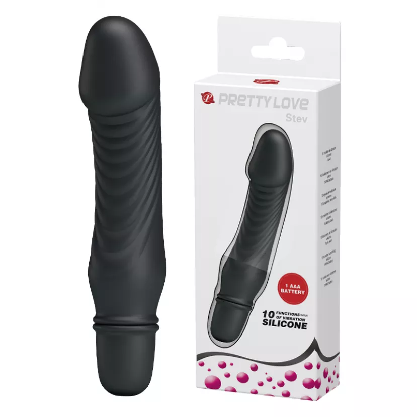 Классический вибратор PRETTY LOVE STEV BLACK