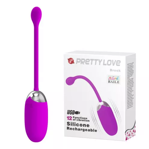 Виброяйцо PRETTY LOVE -BROOK, 12 vibration functions Memory