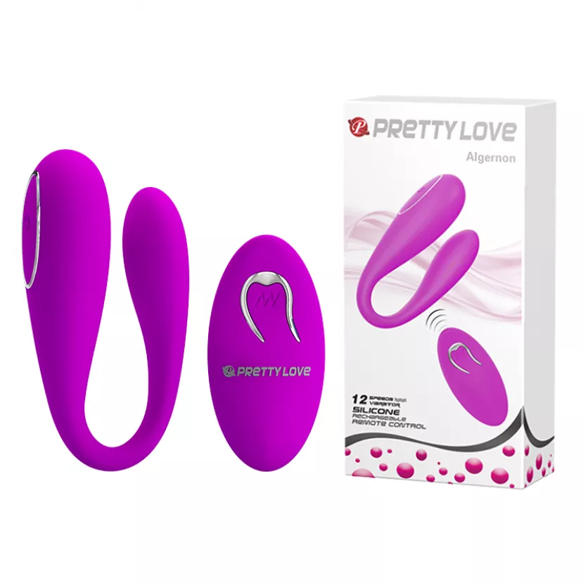 Вибратор PRETTY LOVE ALGERNON USB PURPLE 12 function