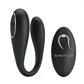 Вібратор PRETTY LOVE ALGERNON USB Black 12 function - 1
