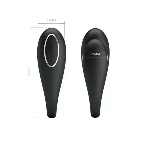 Вибратор PRETTY LOVE ALGERNON USB Black 12 function