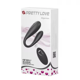 Вібратор PRETTY LOVE ALGERNON USB Black 12 function - 3