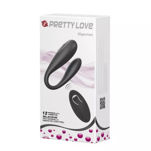 Вибратор PRETTY LOVE ALGERNON USB Black 12 function