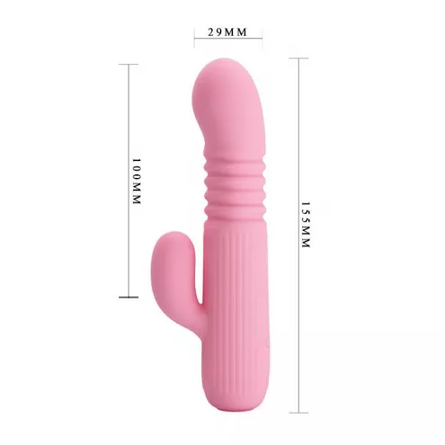 Силіконовий вібратор PRETTY LOVE LEOPOLD 4 Function Vibrations