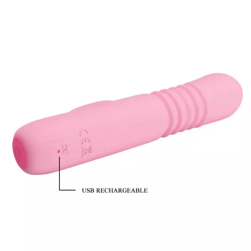 Силіконовий вібратор PRETTY LOVE LEOPOLD 4 Function Vibrations