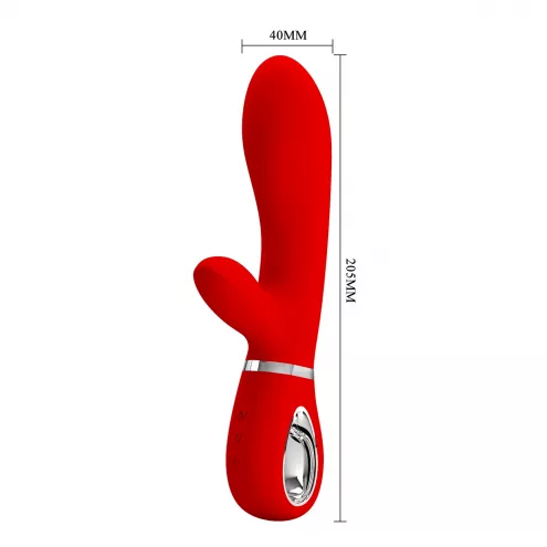 Вибратор PRETTY LOVE THOMAS USB RED 7 function
