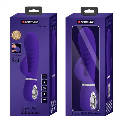 Вібратор PRETTY LOVE PRESCOTT Purple 7 function vibrations
