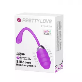 Вібропуля PRETTY LOVE FRANKLIN EGG Purple - 5