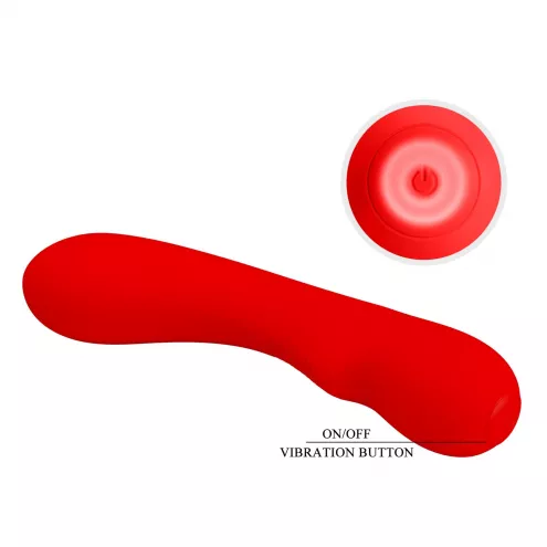 Вібратор PRETTY LOVE PRESCOTT Red 12 vibration functions Memory function