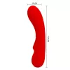 Вібратор PRETTY LOVE PRESCOTT Red 12 vibration functions Memory function