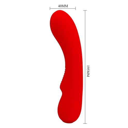 Вібратор PRETTY LOVE PRESCOTT Red 12 vibration functions Memory function