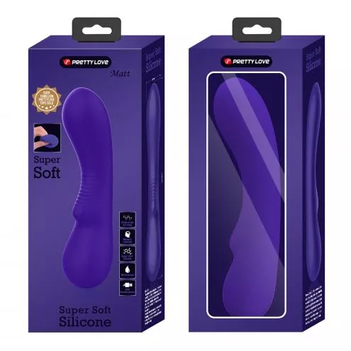 Вибратор PRETTY LOVE Matt Purple 12 vibration functions Memory function