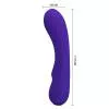 Вибратор PRETTY LOVE Matt Purple 12 vibration functions Memory function