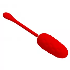 Віброяйце PRETTY LOVE MARINA EGG Red 12 vibration functions - 7
