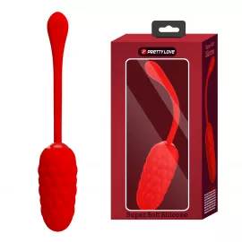 Віброяйце PRETTY LOVE MARINA EGG Red 12 vibration functions - 1