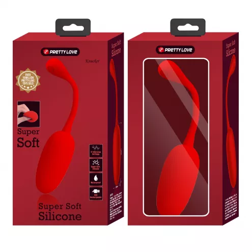 Віброкуля PRETTY LOVE KNUCKER Red, 12 vibration functions Memory function