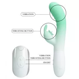 Вібратор PRETTY LOVE - Cerberus, 30 vibration functions 30 licking settings, Silicone ABS, USB recha - 7