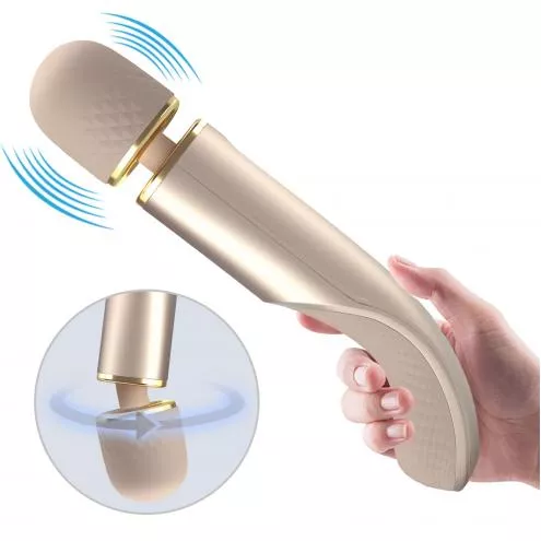 Вібромасажер PRETTY LOVE Interesting Massager Gold 5 рівнів швидкий контроль 7 vibration functions