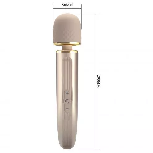 Вібромасажер PRETTY LOVE Interesting Massager Gold 5 рівнів швидкий контроль 7 vibration functions