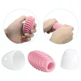 Мастурбатор PRETTY LOVE - Passionate Double-Sided Egg pink - 6