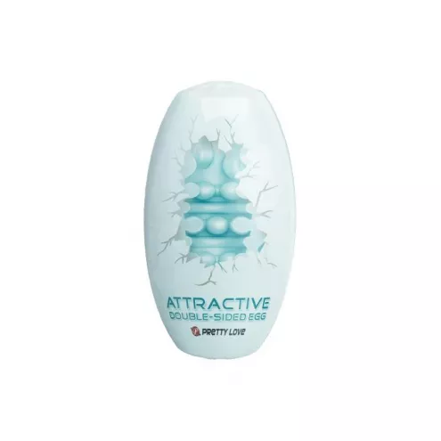 Мастурбатор PRETTY LOVE - Attractive double side egg GREEN