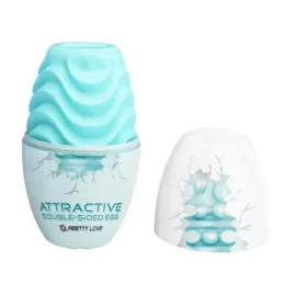 Мастурбатор PRETTY LOVE - Attractive double side egg GREEN - 2