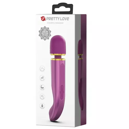 Вібромасажер PRETTY LOVE Colorful Massager, 7 vibration functions 5 levels of speed control