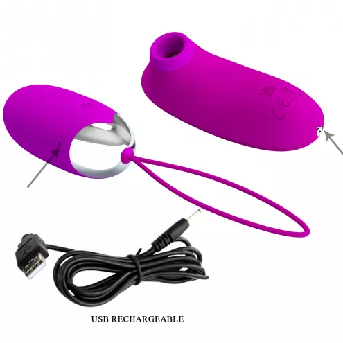 Вібратор PRETTY LOVE ORTHUS Multifunctional 2 in 1