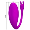 Вибратор PRETTY LOVE Catalina, 12 vibration functions Mobile APP Long-distance Control