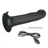 Вібратор PRETTY LOVE Murray BLACK, 12 vibration functions 12 pulse wave settings Suction base