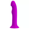 Вібратор PRETTY LOVE Murray PURPLE, 12 vibration functions 12 pulse wave settings Suction base