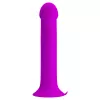 Вібратор PRETTY LOVE Murray PURPLE, 12 vibration functions 12 pulse wave settings Suction base