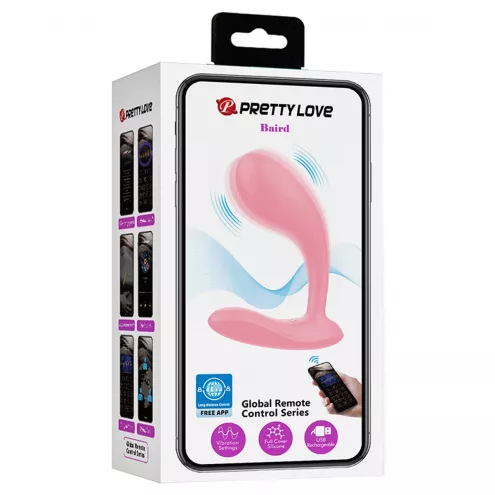 Вібратор Pretty Love Baird, рожевий