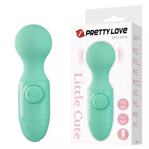 Вибромассажер PRETTY LOVE Mini stick Green, Little Cute Vibration