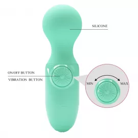 Вибромассажер PRETTY LOVE Mini stick Green, Little Cute Vibration - 4