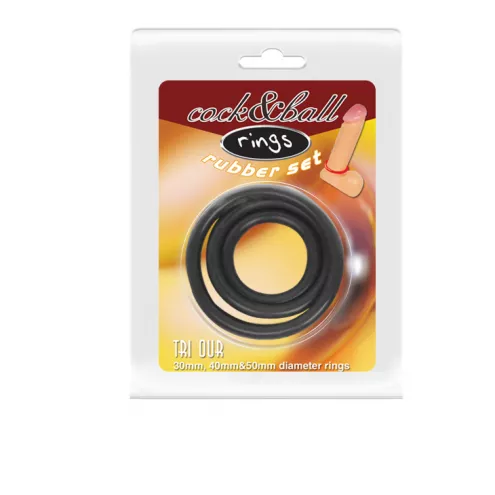 Набір ерекційних кілець COCK AND BALL RINGS