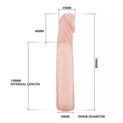 Насадка на пеніс SILICONE SLEEVE