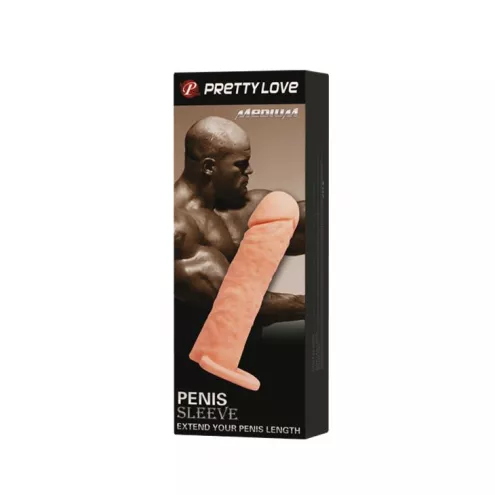 Насадка для члену Pretty Love Penis Sleeve Medium Flesh